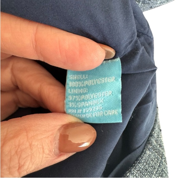 J. McLaughlin- Pia Dress Sleeveless Blue Button-Down Dress Sz 2 - Picture 8 of 9